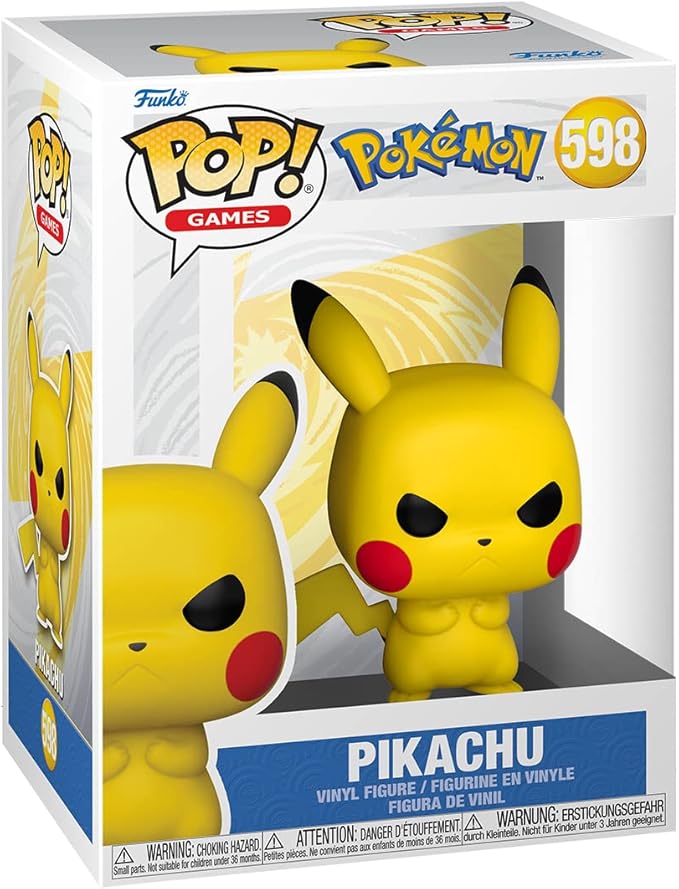 Funko Pop Pokemon Pikachu 598 (Angry)