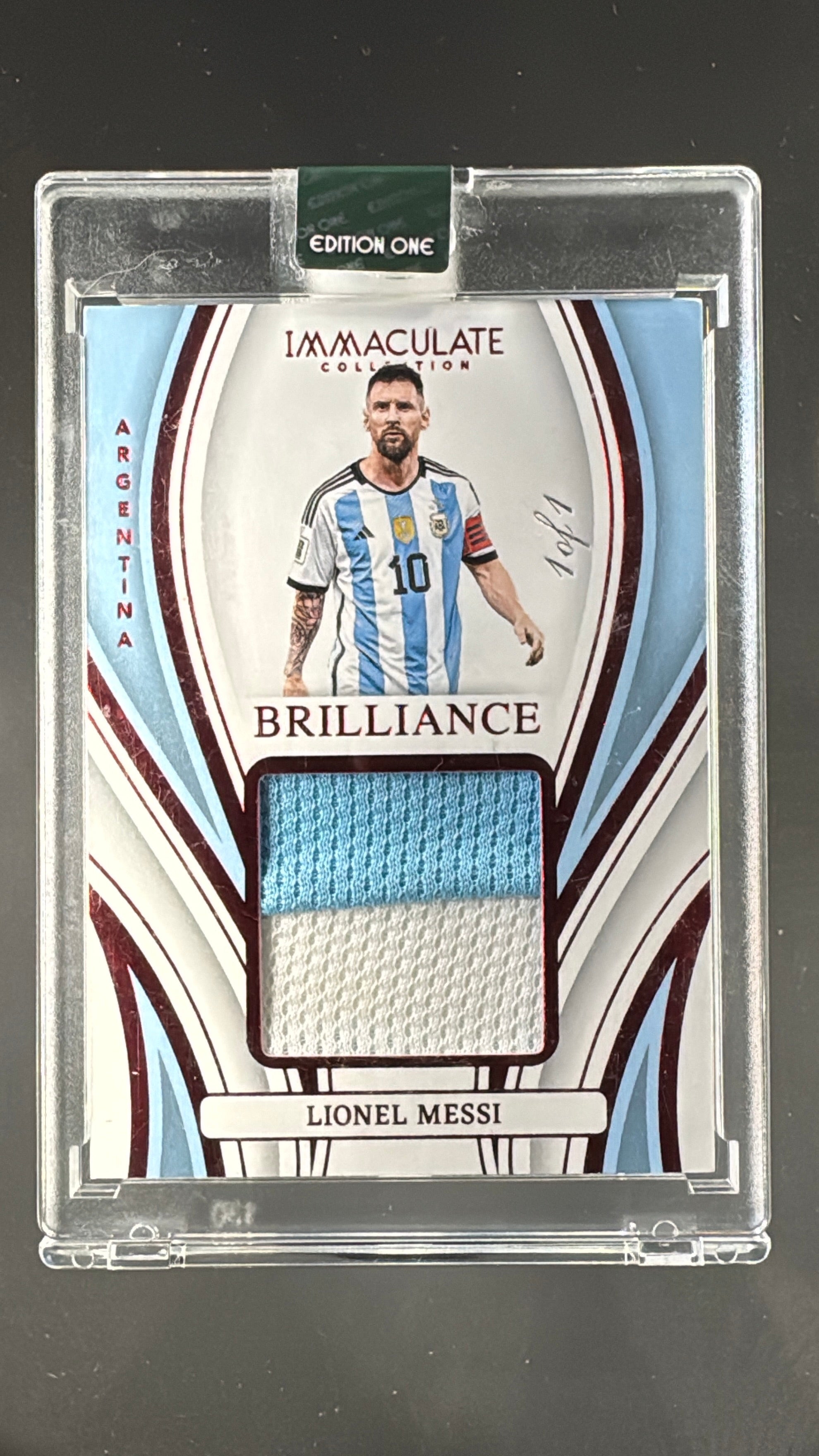 Lionel Messi Argentina Immaculate 1/1 Patch