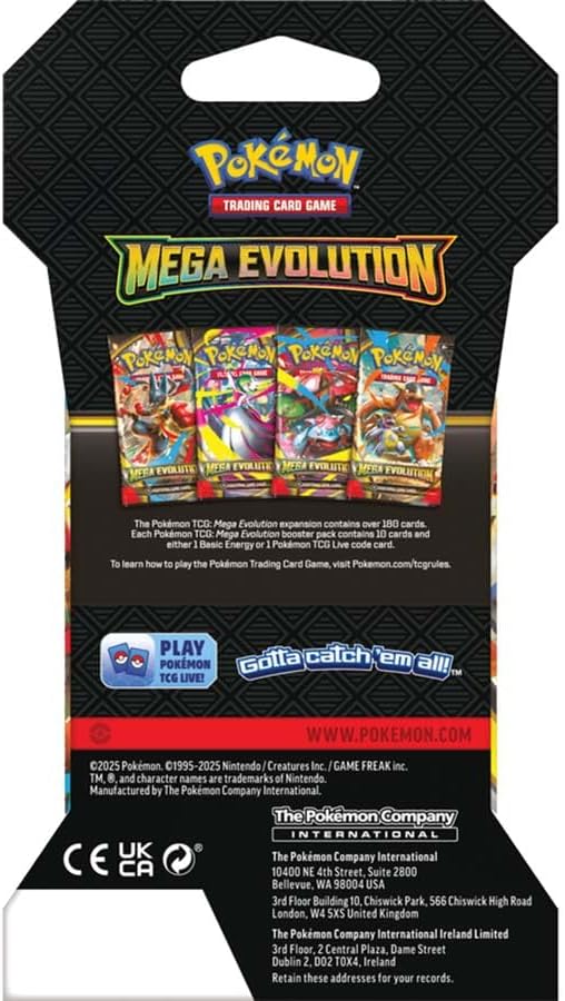 Pokemon Mega Evolution Single Pack Blister