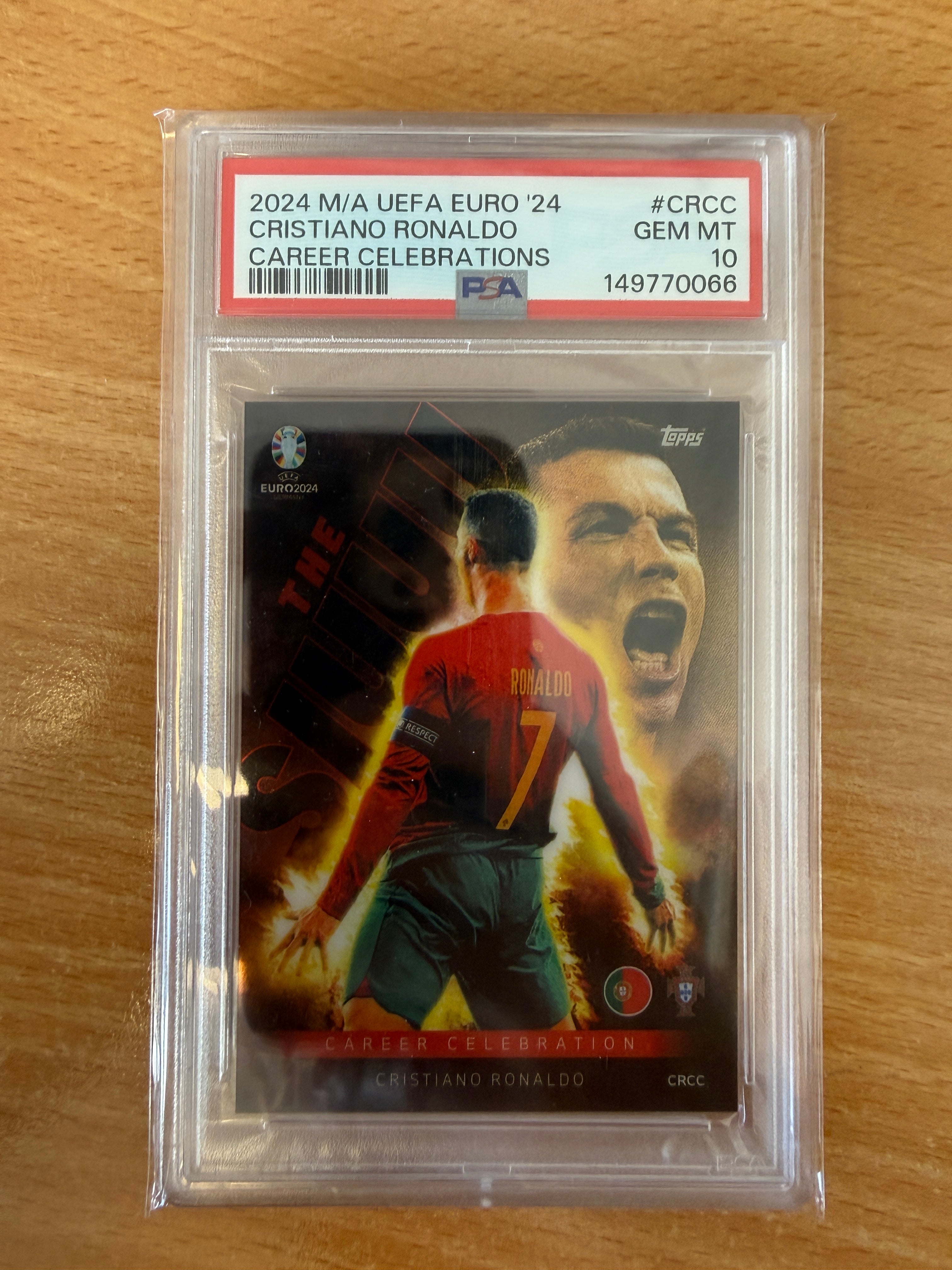 2024 Cristiano Ronaldo Career Celebrations PSA 10