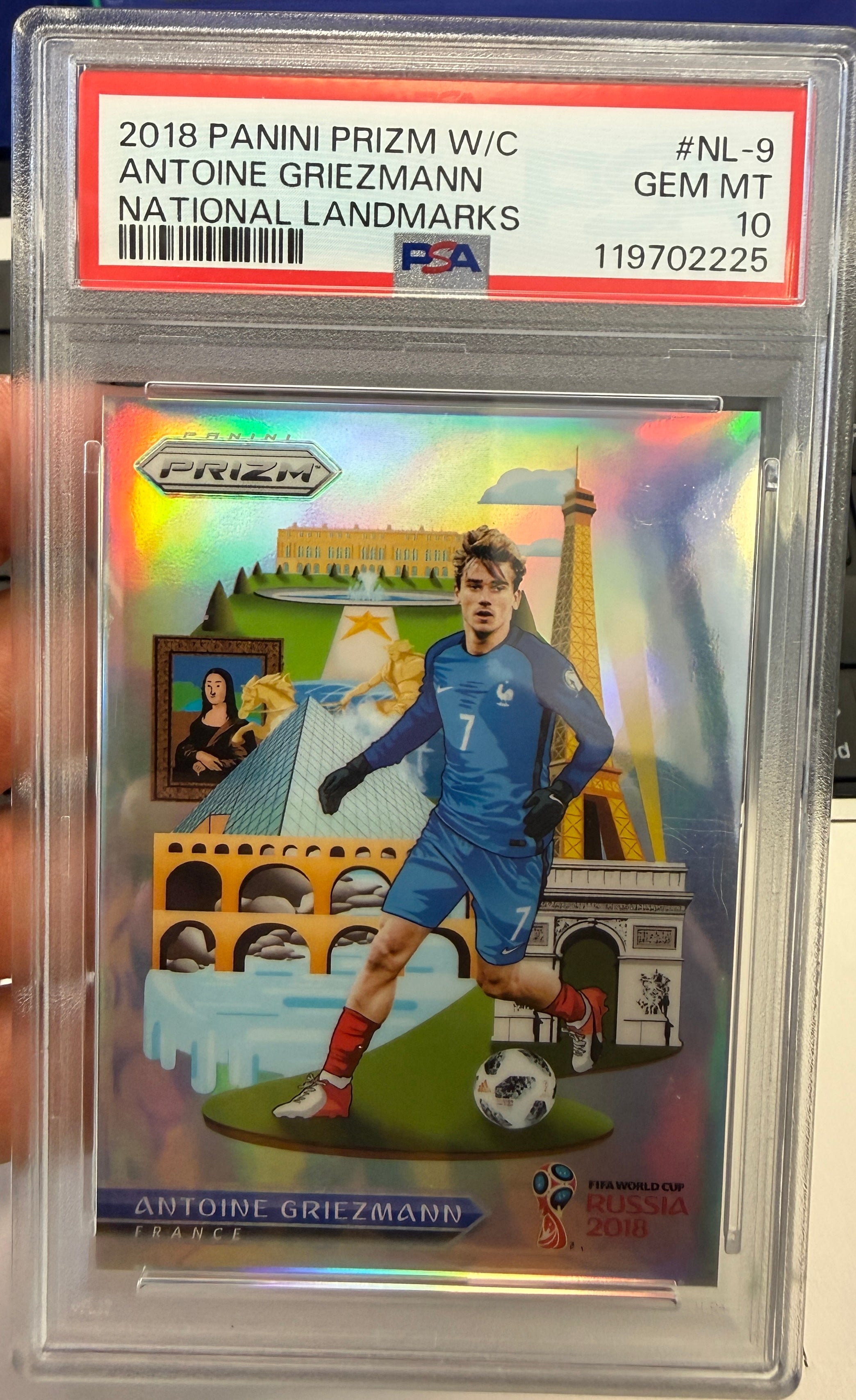 Antoine Griezmann National Landmarks PSA 10