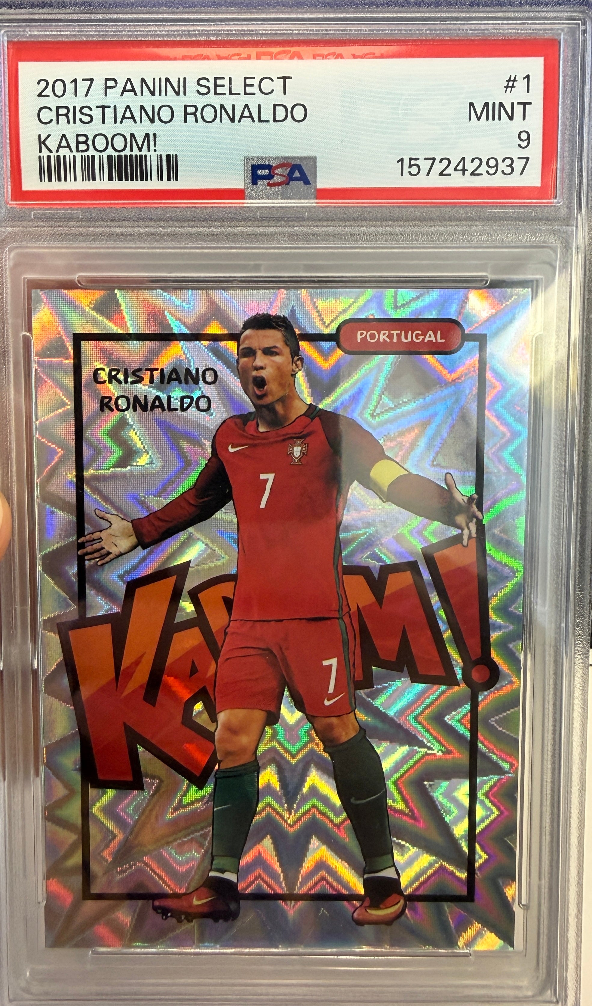 Cristiano Ronaldo PSA 9 Kaboom