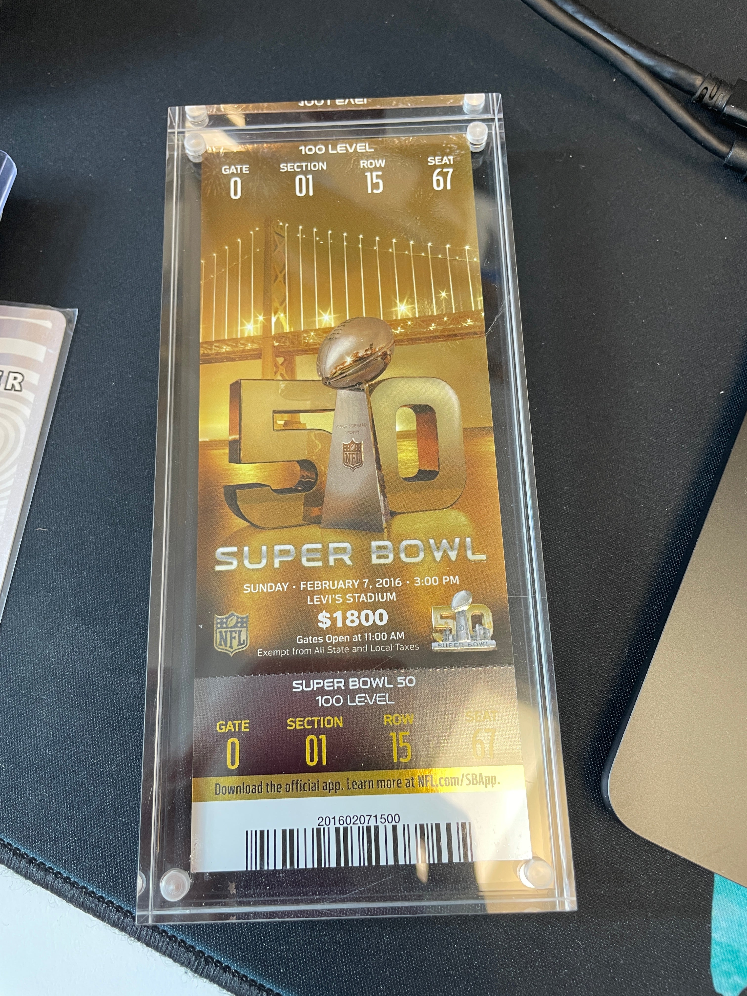 Super Bowl Ticket