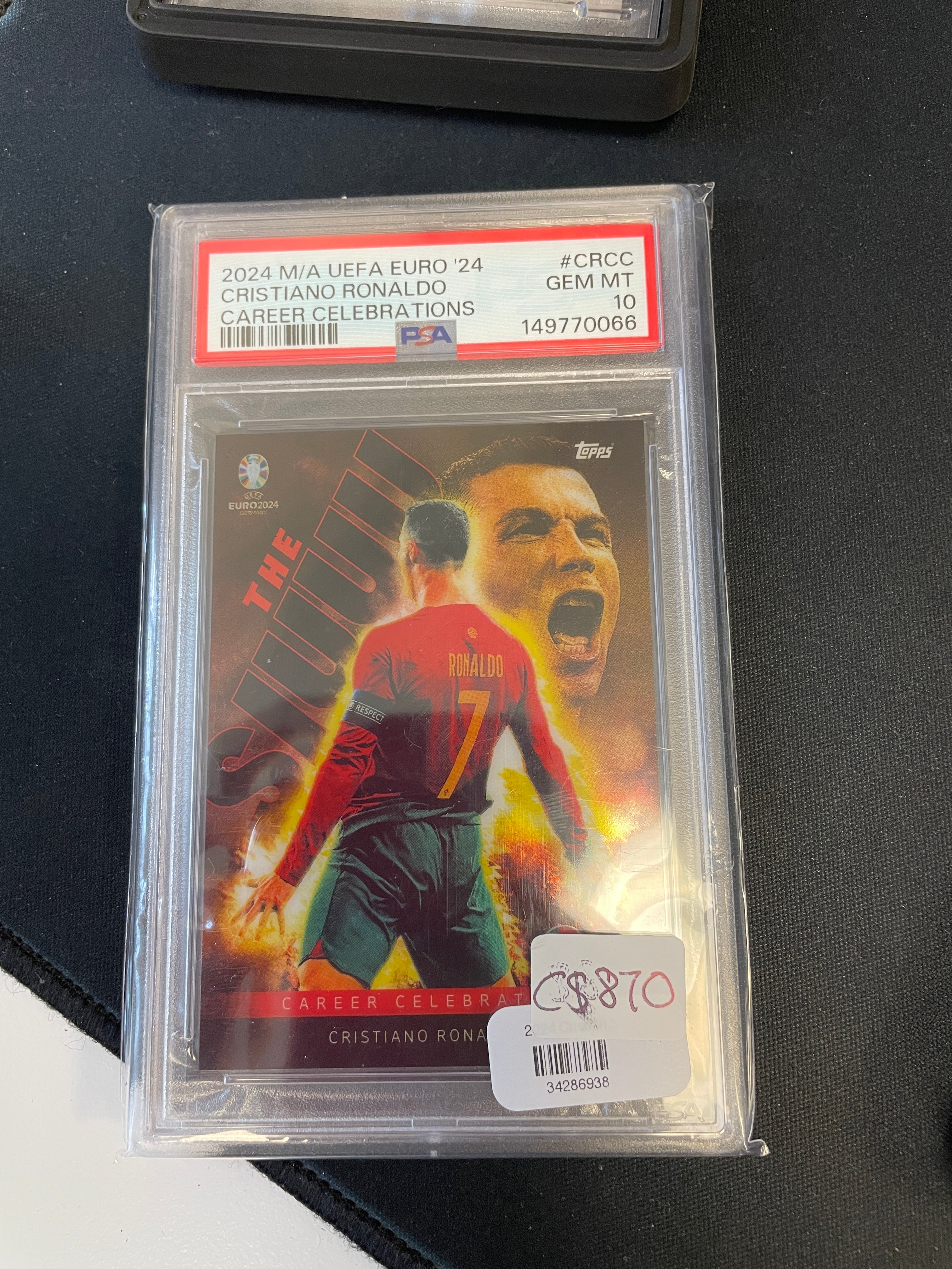 2024 Cristiano Ronaldo Career Celebrations PSA 10