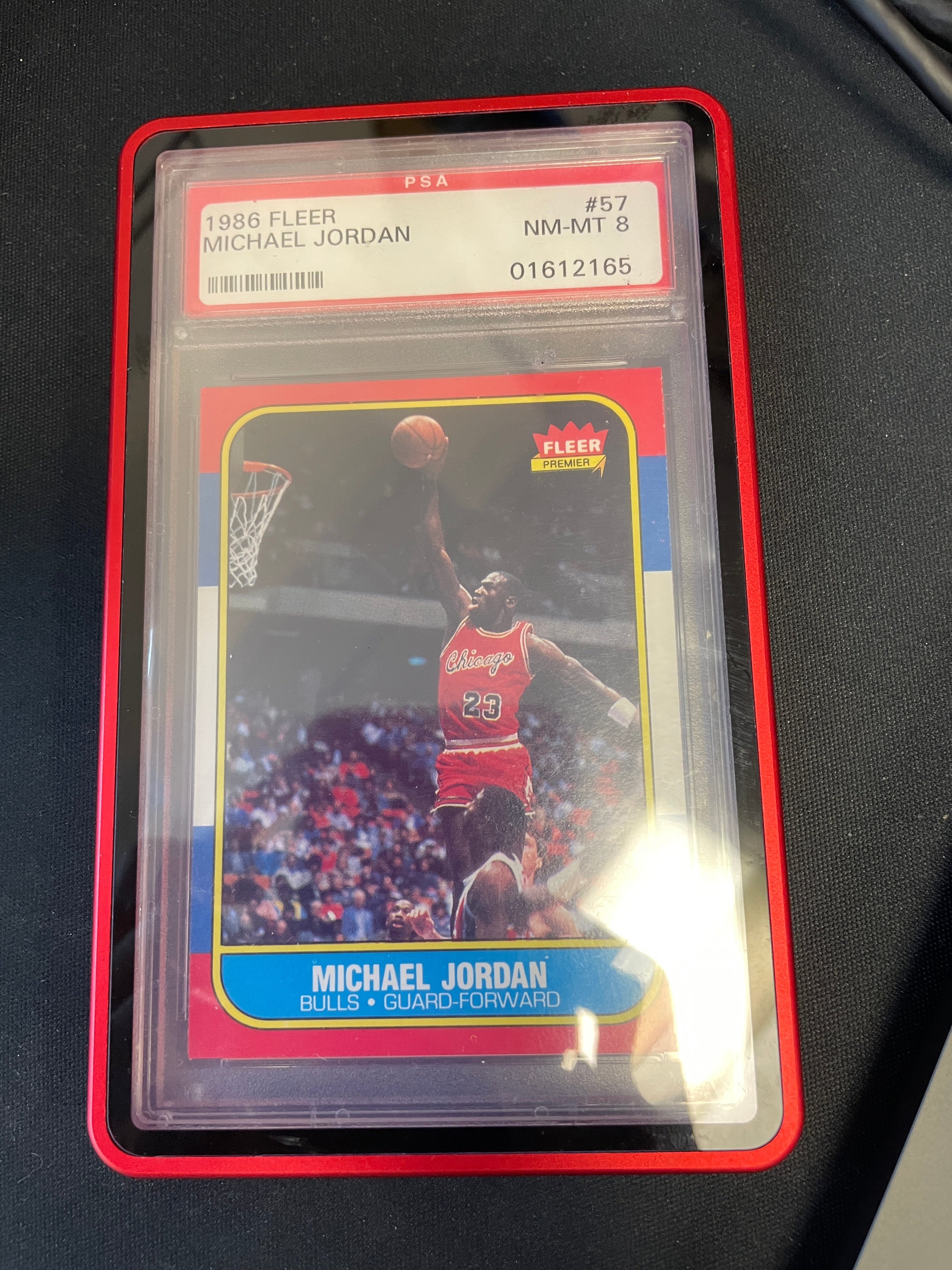 Michael Jordan PSA 8 Fleer