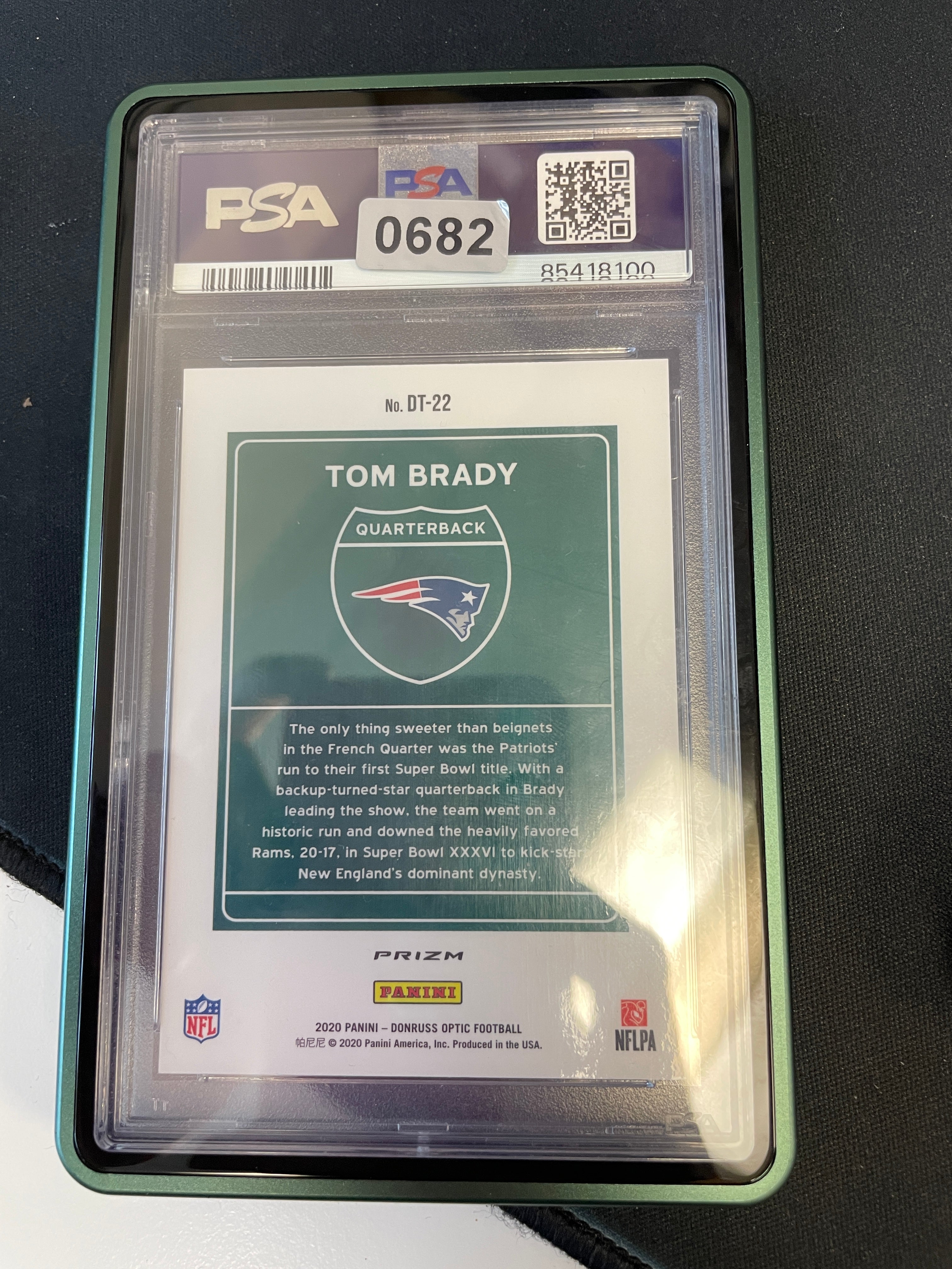 Tom Brady 2020 Downtown PSA 10