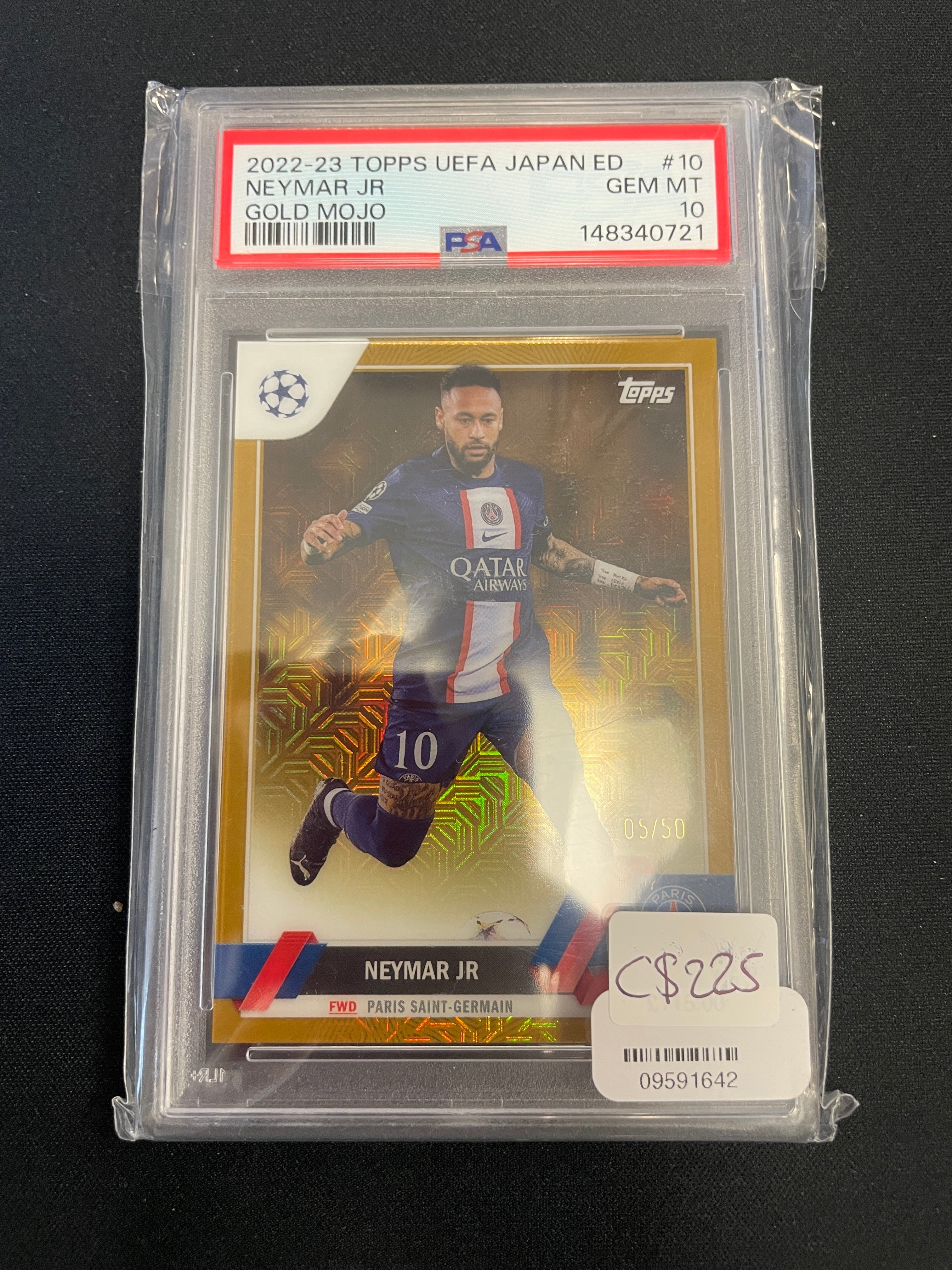 Neymar Gold Mojo Japan PSA 10