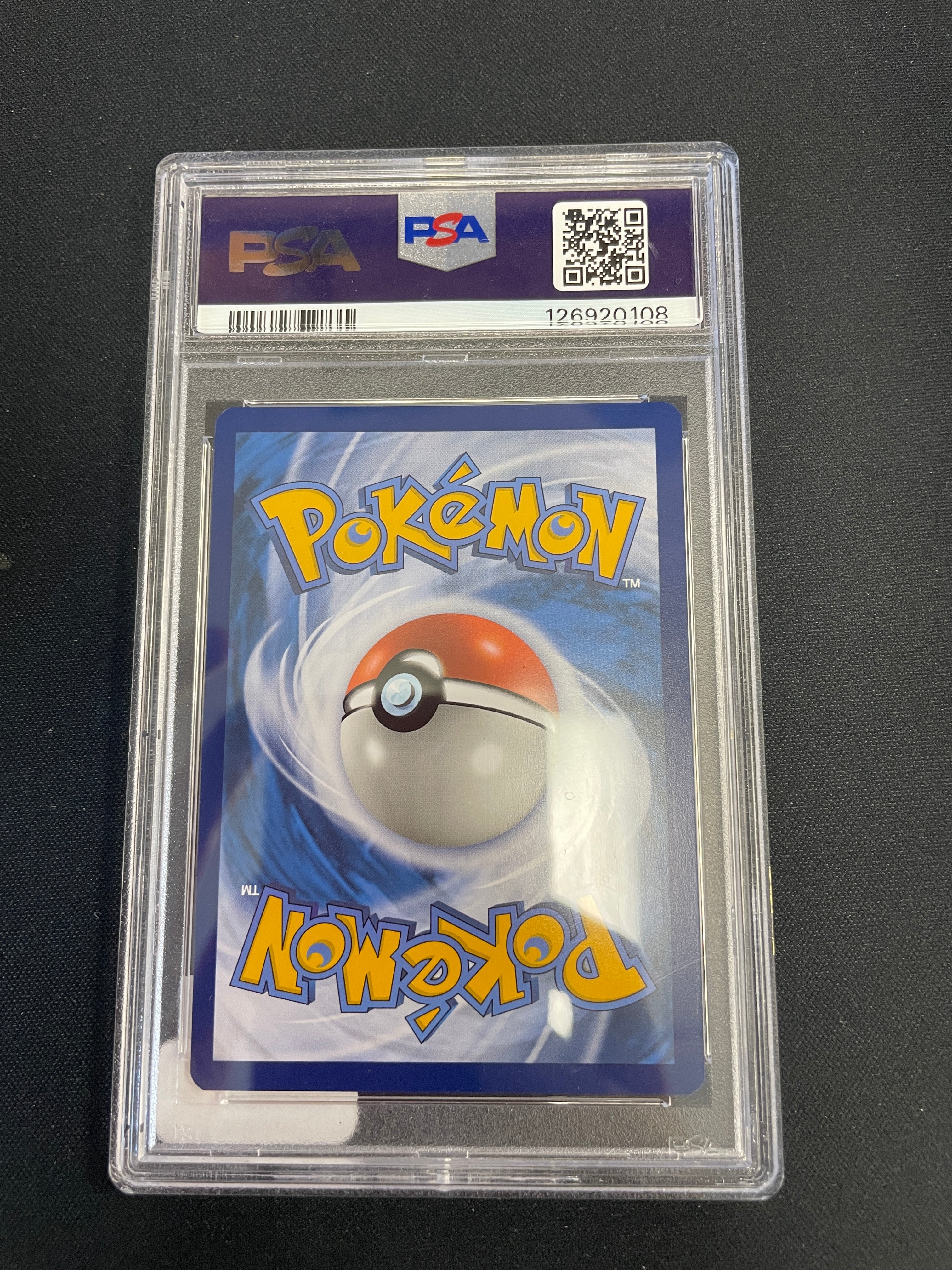 Pikachu on the ball PSA 9