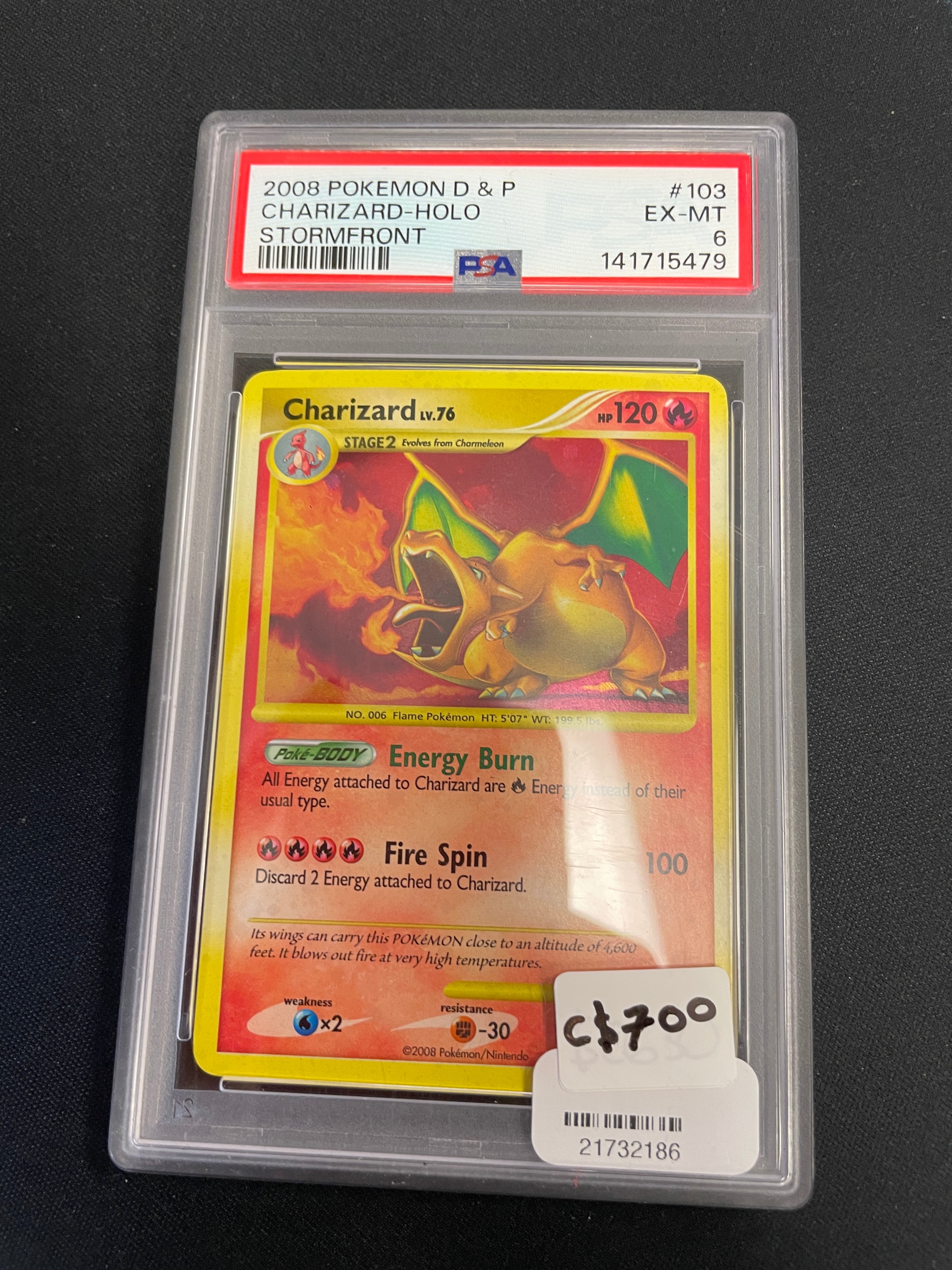 Pokemon Charizard Stormfront 103/100