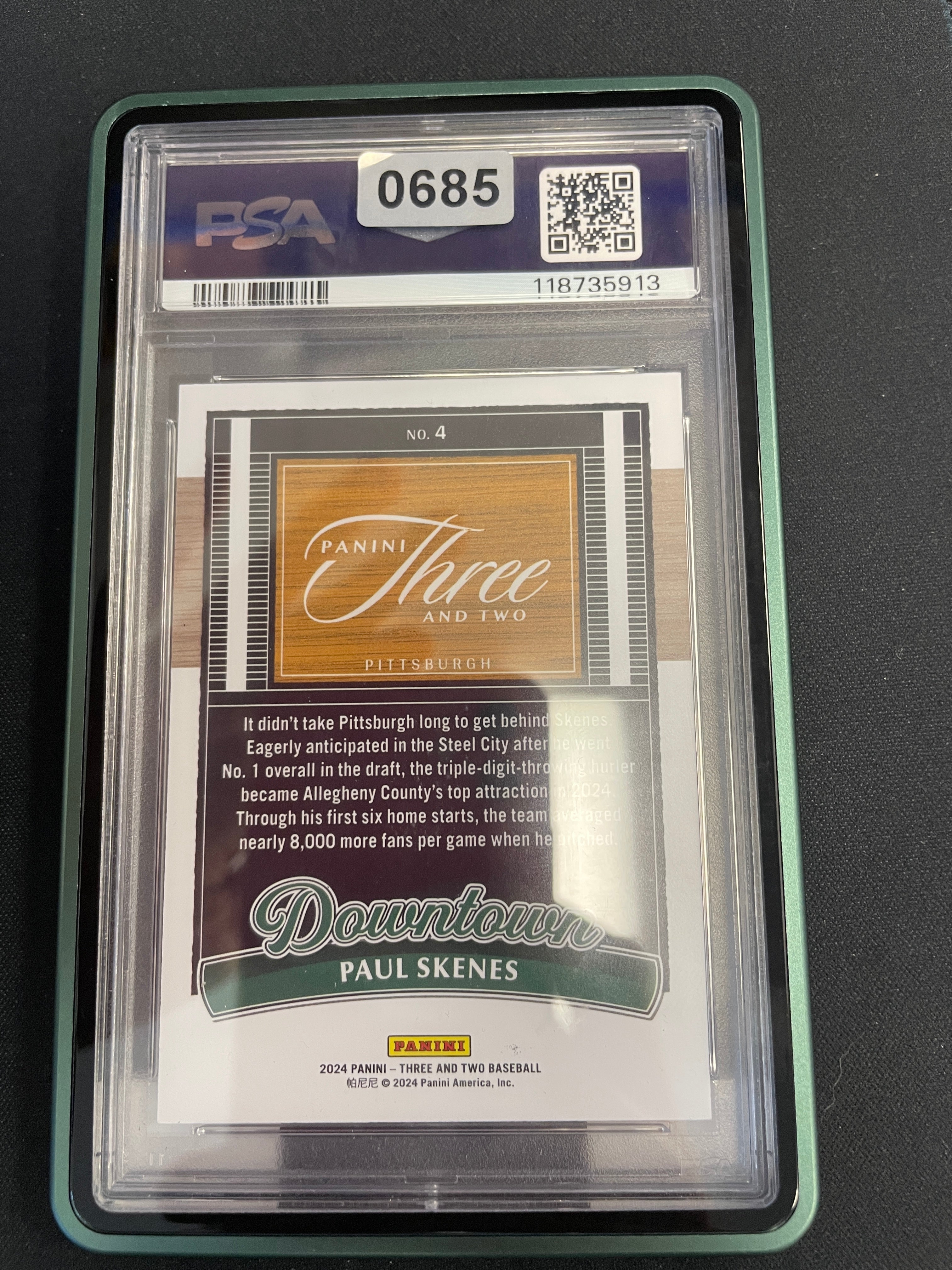 Paul Skenes PSA 10 Downtown POP 35