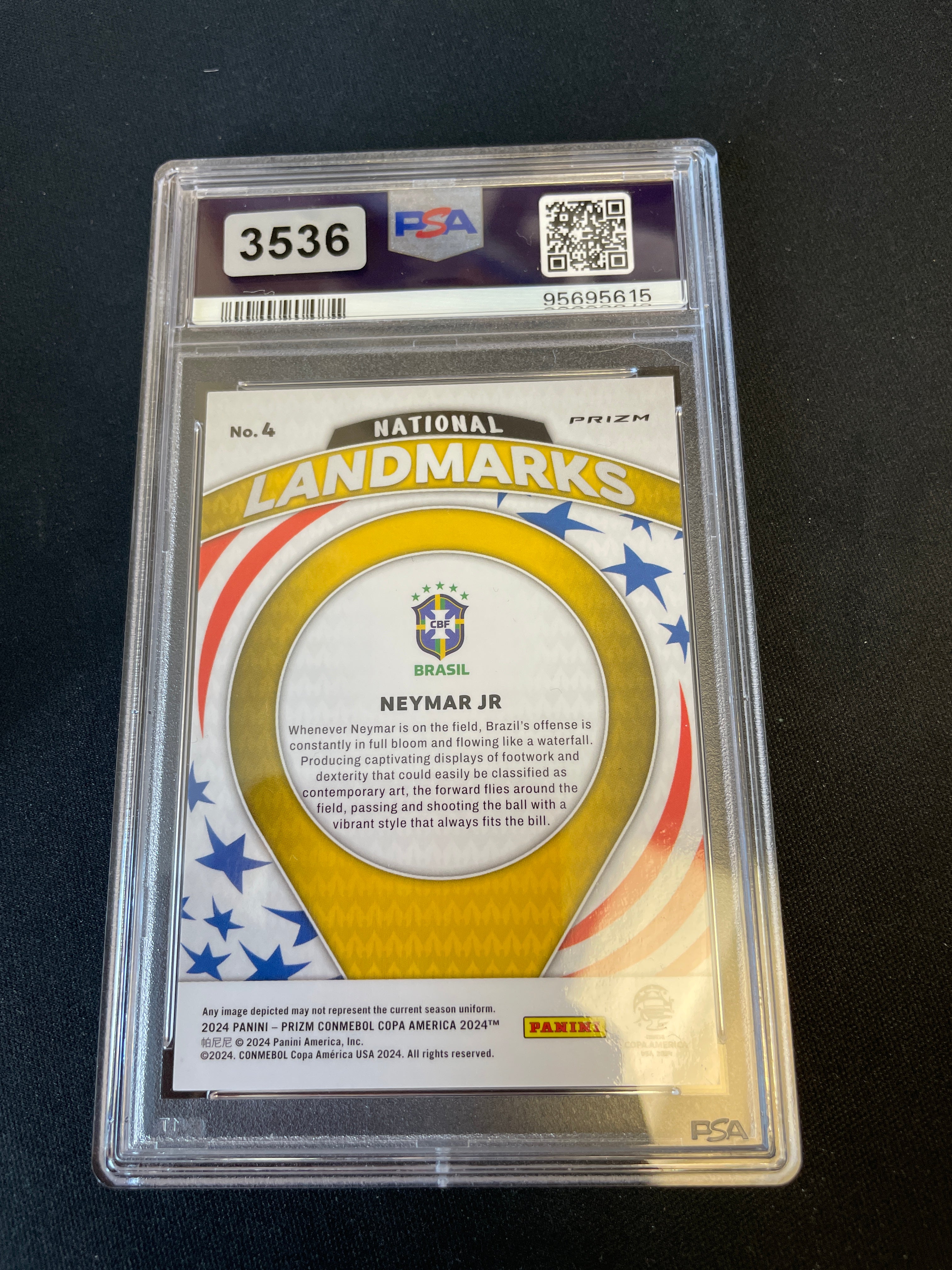 Neymar JR National Landmarks PSA 10 2024
