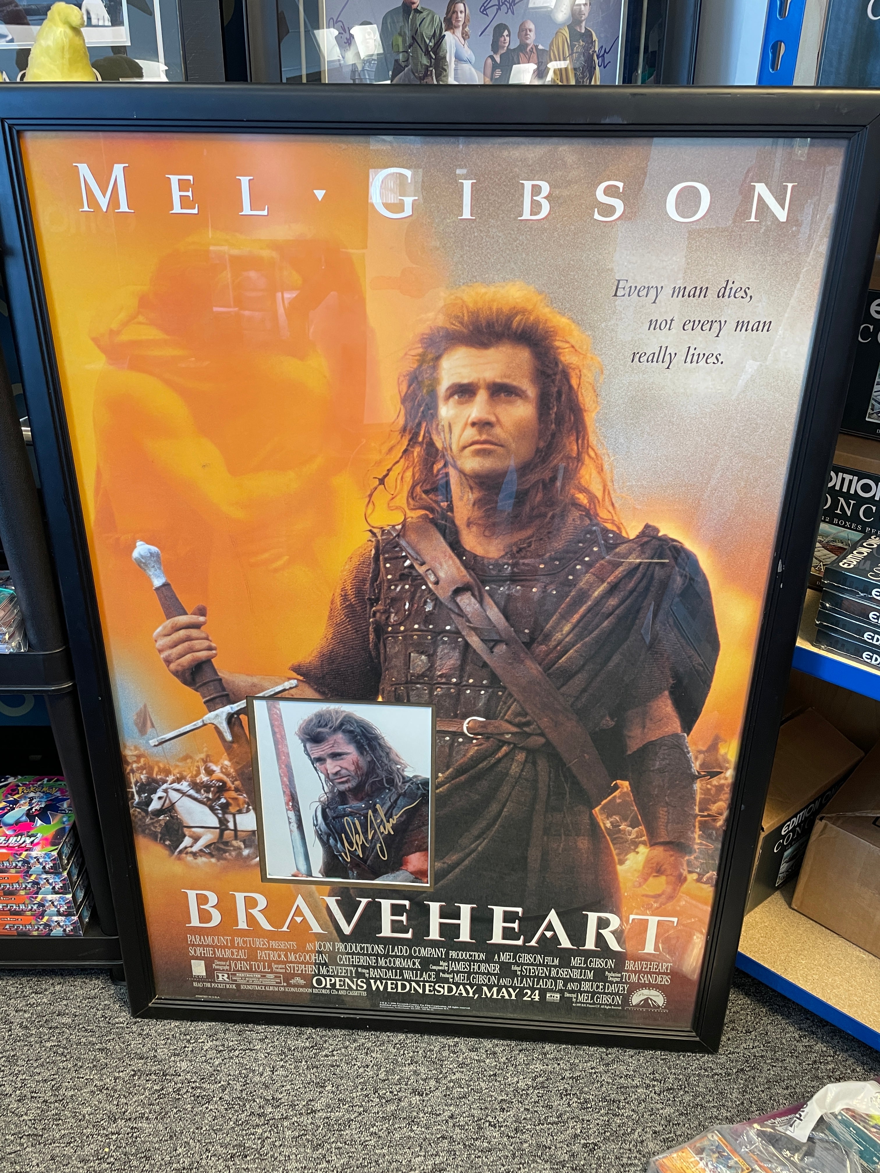 Braveheart Mel Gibson Memorabilia