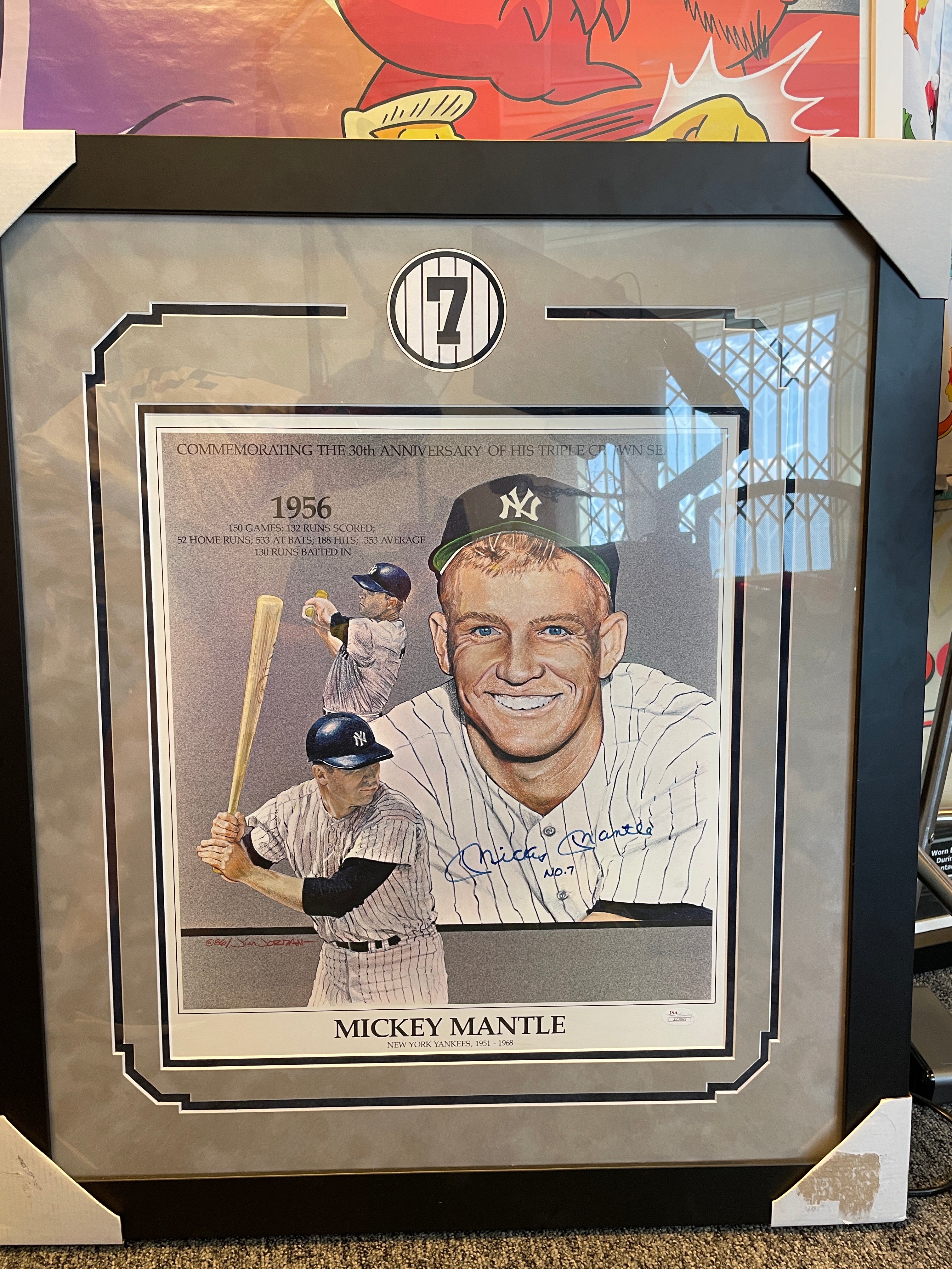Mickey Mantle New York Yankees Baseball Signed Memorabilia