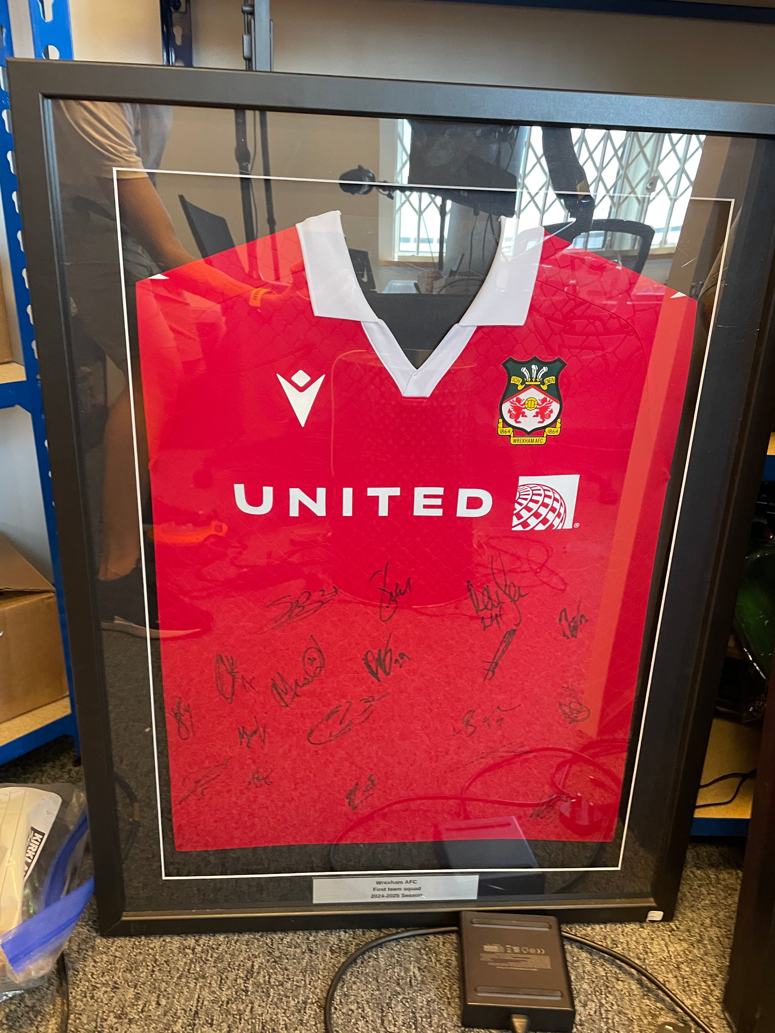 Wrexham Framed Jersey Memorabilia