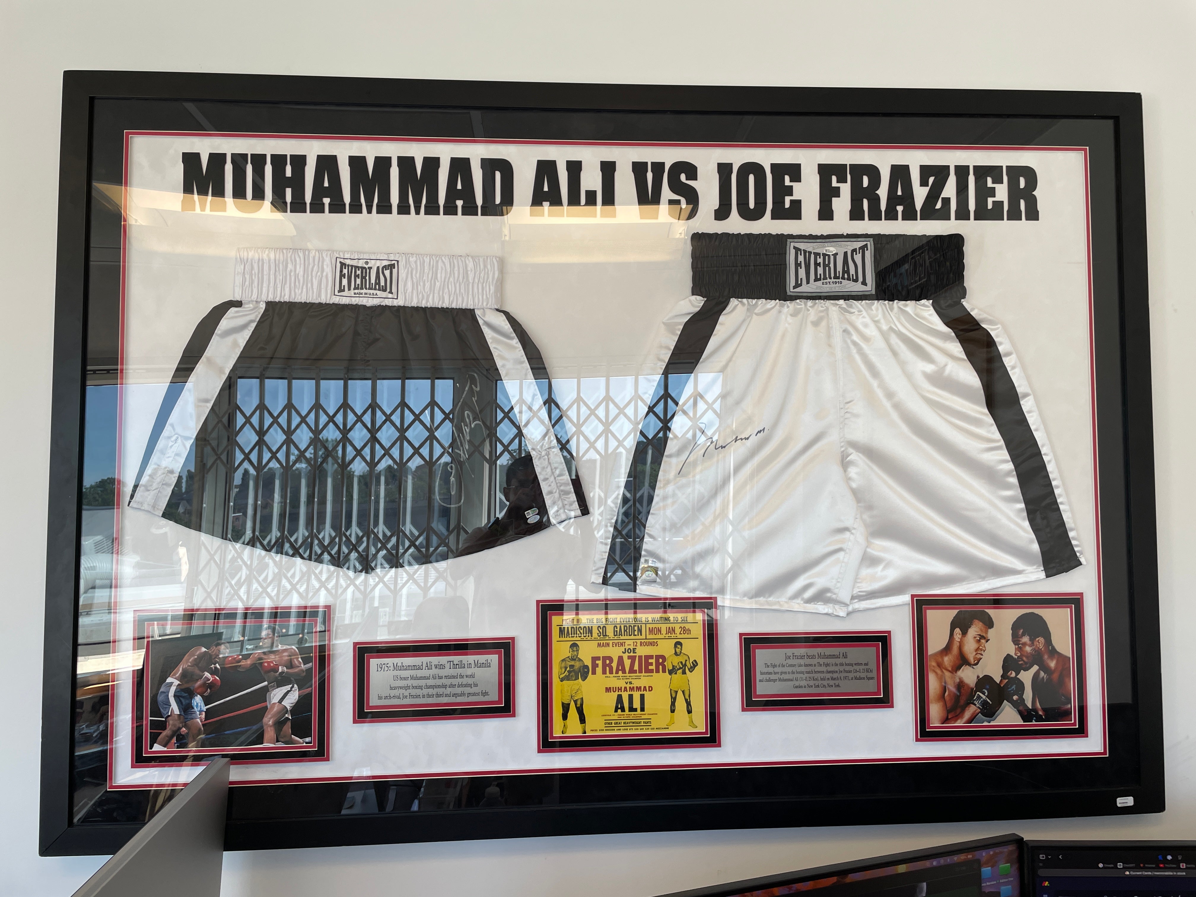 Muhammad Ali Framed Memorabilia
