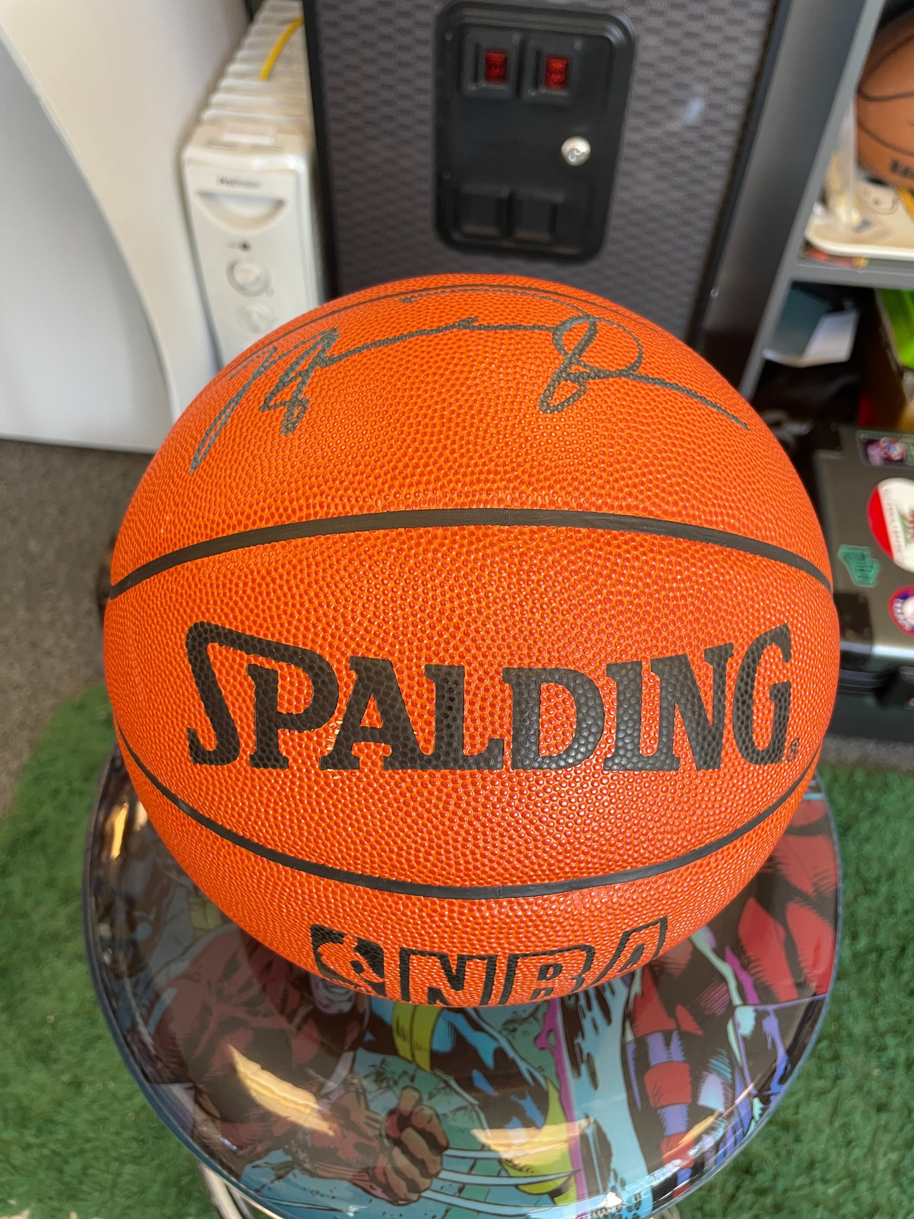 Michael Jordan signed basketball
