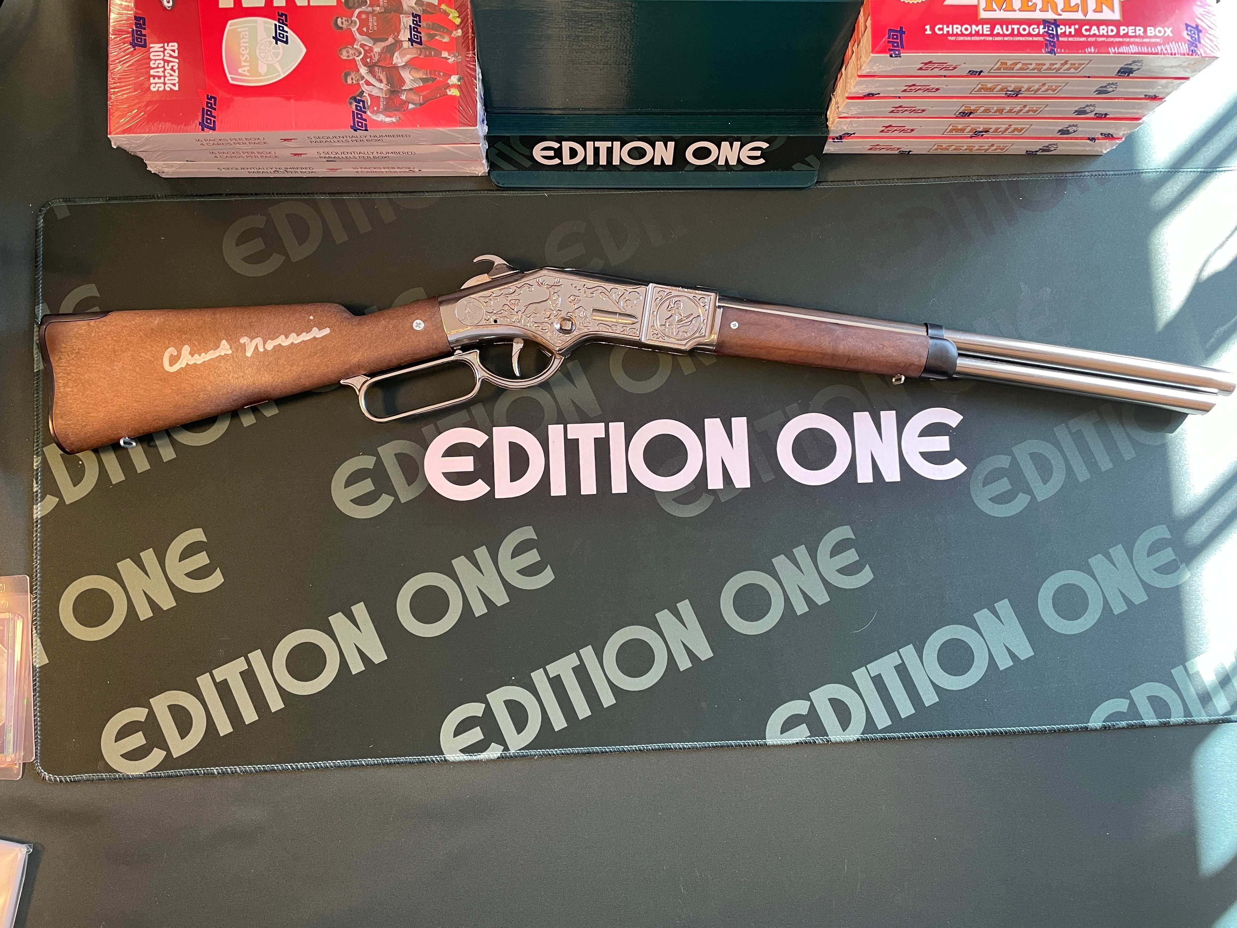 Chuck Norris Signed Model Gun