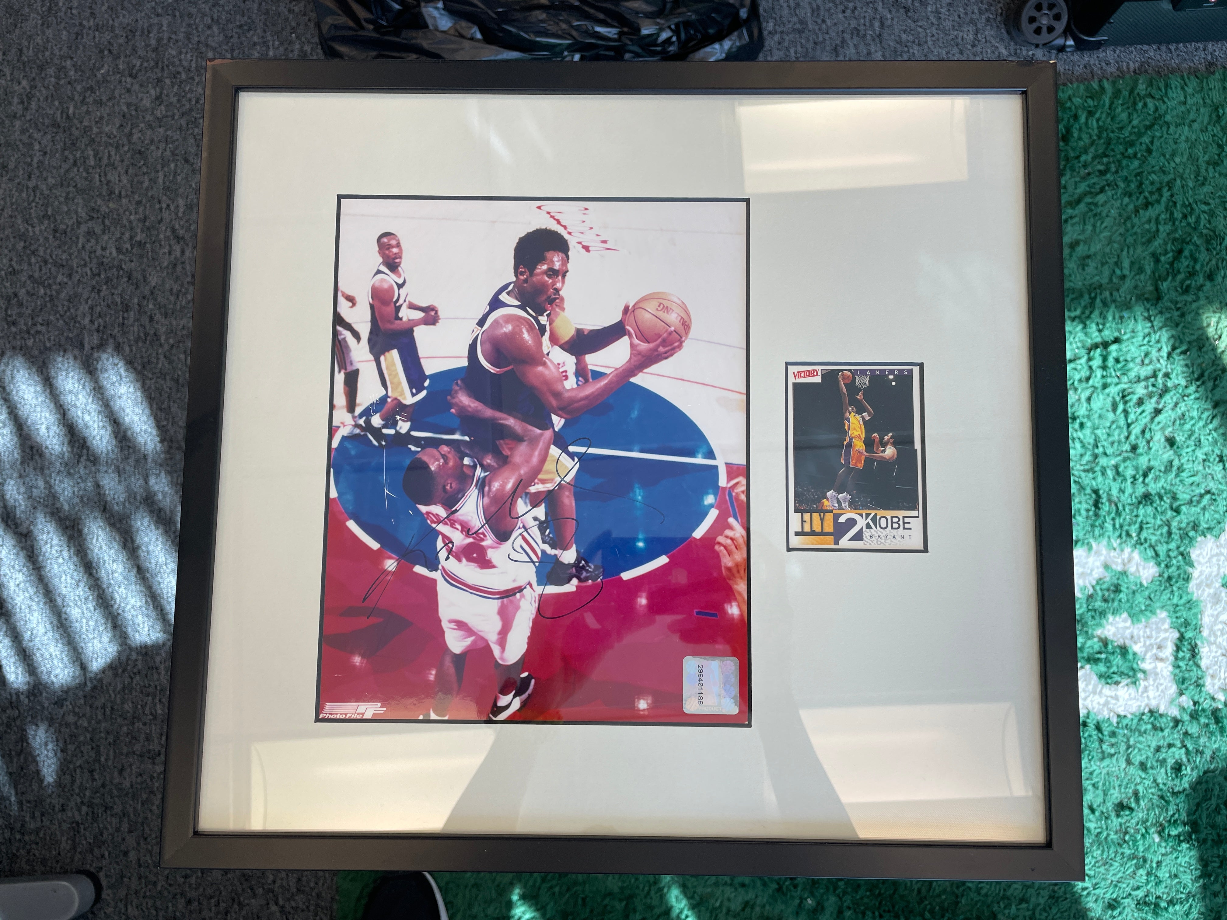 Kobe Bryant signed photo